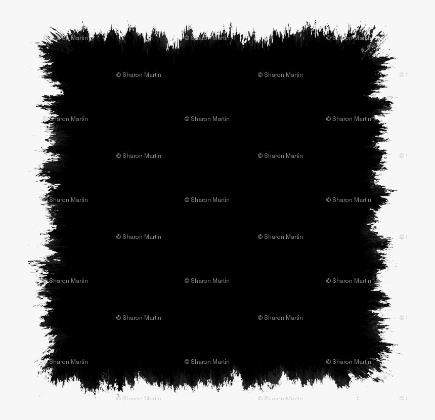 Square With Jagged Edge , Png Download - Monochrome, Transparent Png