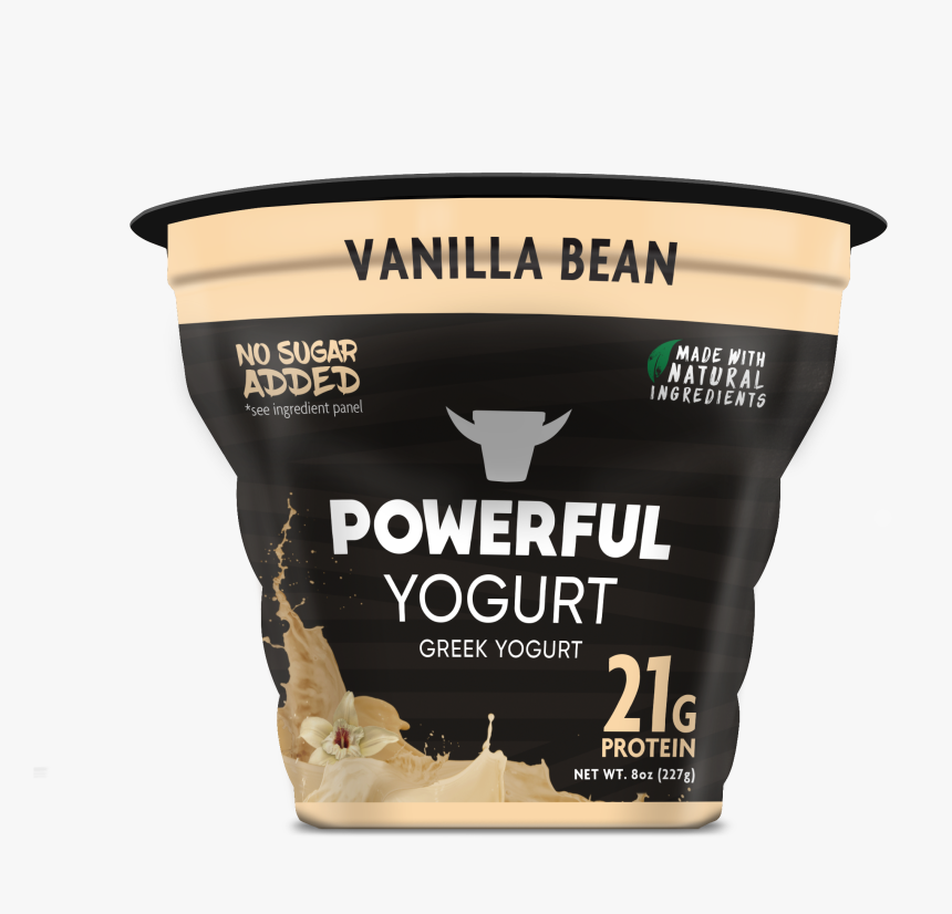 Vanilla Bean Greek Yogurt - Powerful Yogurt, HD Png Download, Free Download