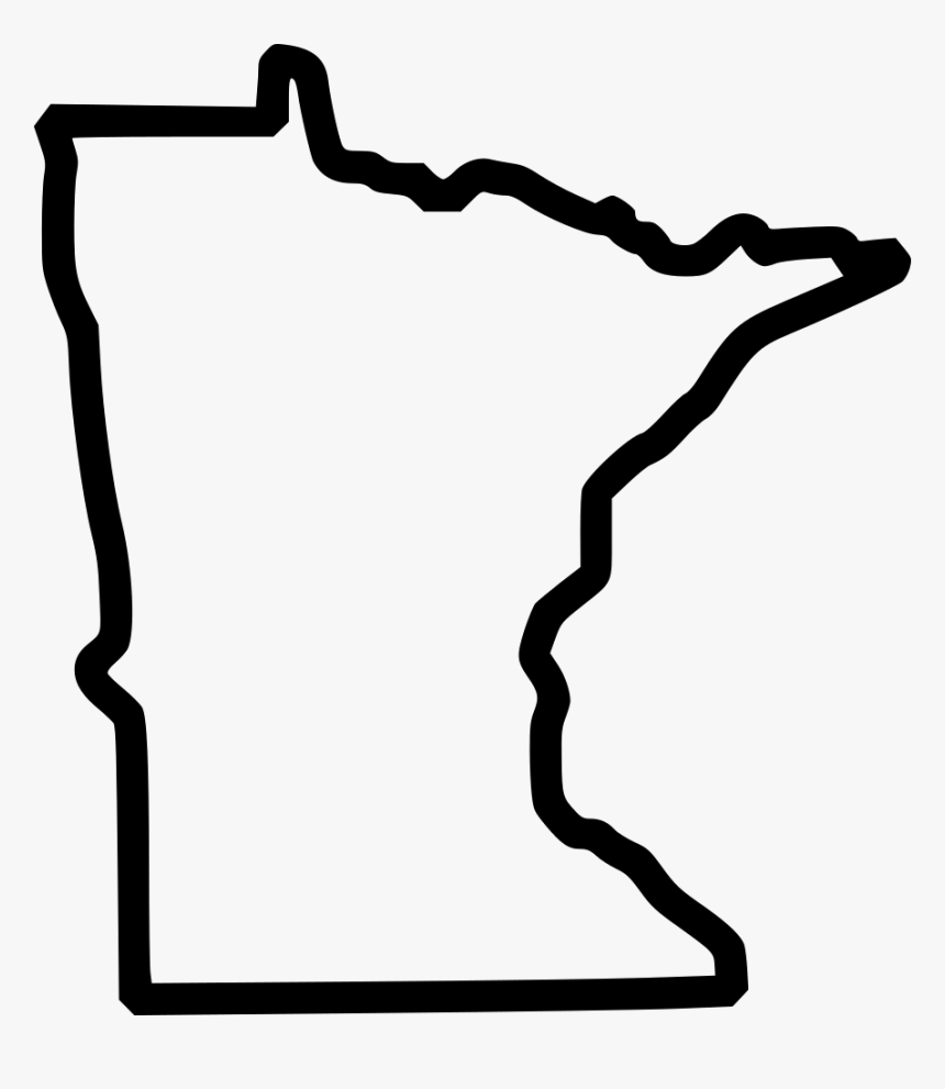 Minnesota State Outline Clip Art
