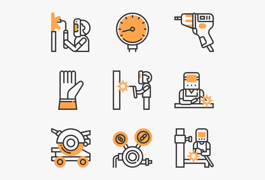 Vector Factory Top View - Welder Icon Png, Transparent Png, Free Download