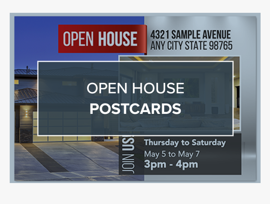 Designer Open House Postcard Ideas, HD Png Download, Free Download