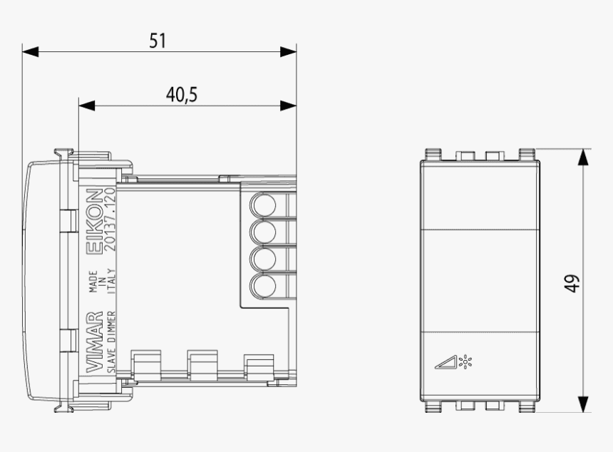 Space View - Schema Collegamento Vimar 14136, HD Png Download, Free Download