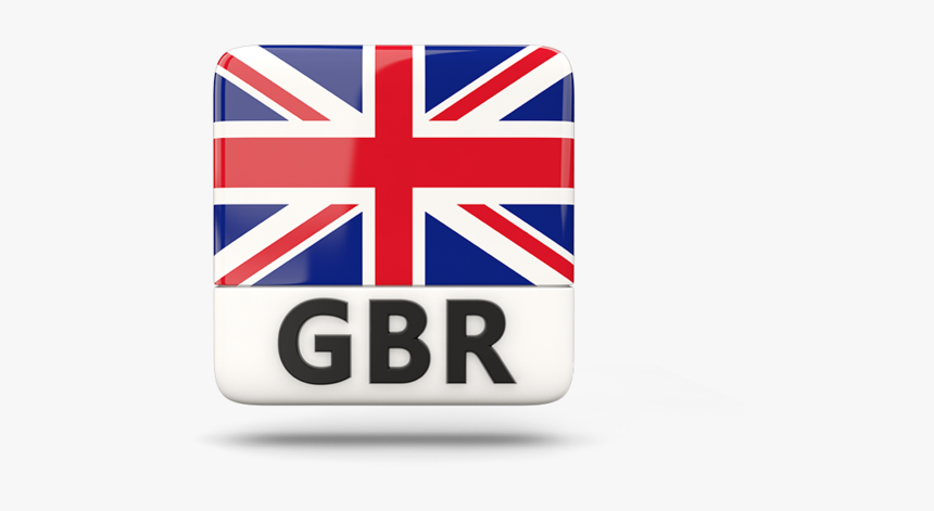 Square Icon With Iso Code - United Kingdom Flag Png, Transparent Png, Free Download