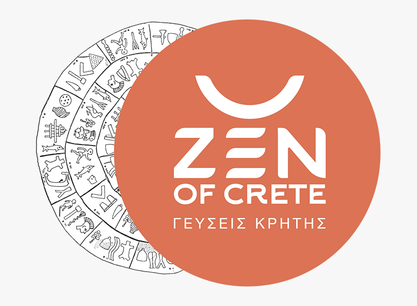 Zen Of Crete Logo With The Phaistos Disc - Phaistos Disk Side B, HD Png Download, Free Download