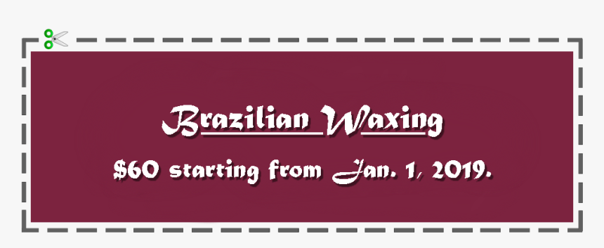 Brazilian Wax Promotion - Calligraphy, HD Png Download, Free Download