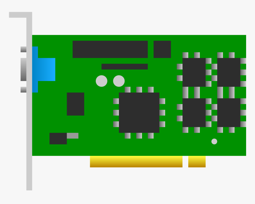 Pci Video Card Icon Clip Arts - Video Card Clipart, HD Png Download, Free Download