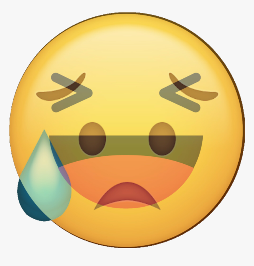 Sad Cry Emoji Png, Transparent Png, Free Download