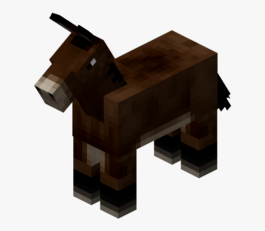 Minecraft Donkey Png , Png Download - 마인 크래프트 노새, Transparent Png, Free Download