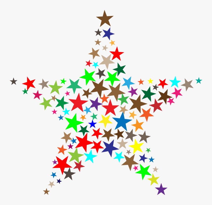 Transparent Christmas Tree Star Png - Clip Art Star Logo Black And White Christmas, Png Download, Free Download