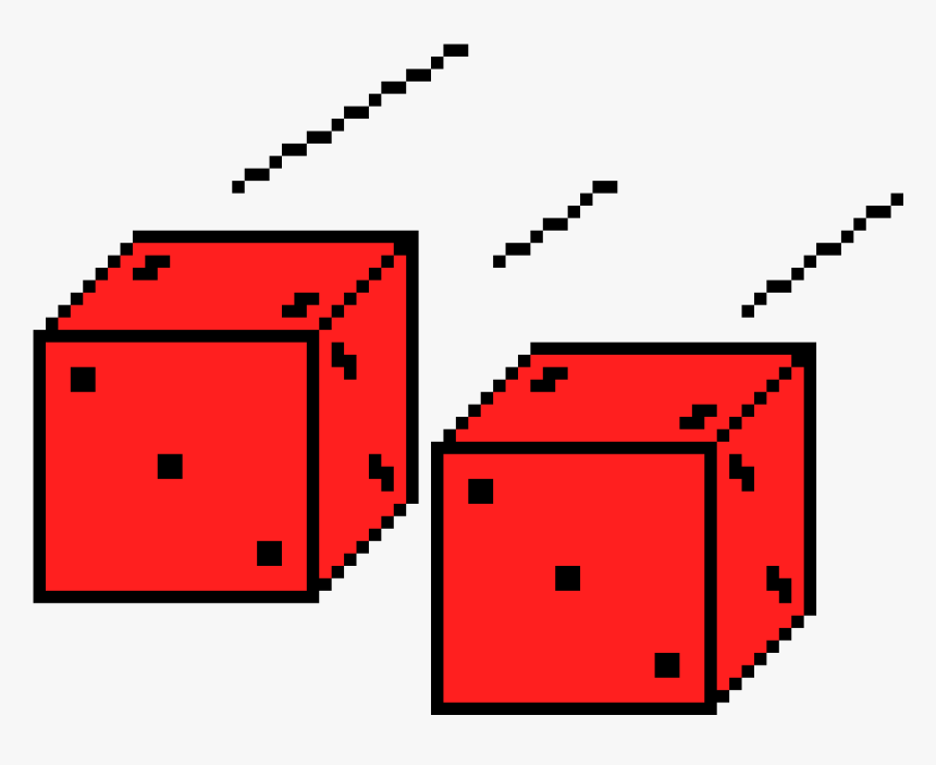 Pair O - Pixel Art Dice, HD Png Download, Free Download