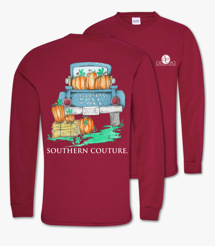 Sc Classic Happy Fall Y"all On Long Sleeve-cardinal - National Archaeological Museum, HD Png Download, Free Download