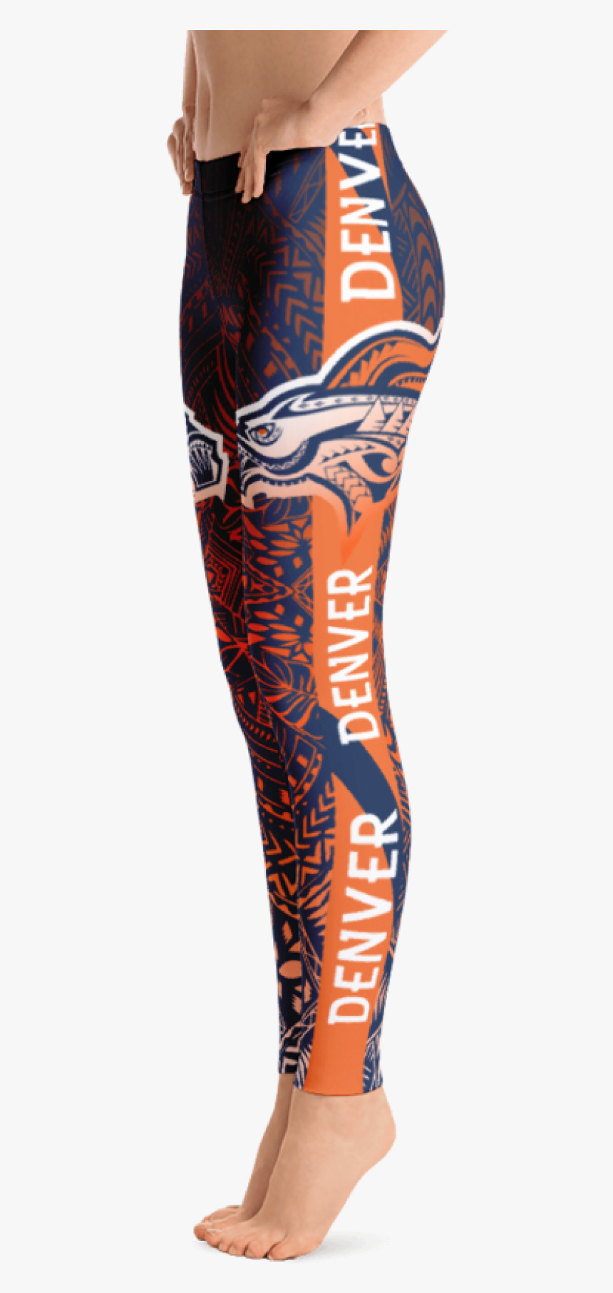 Download Denver Broncos Tribal Legging - Soft Drink, HD Png Download, Free Download