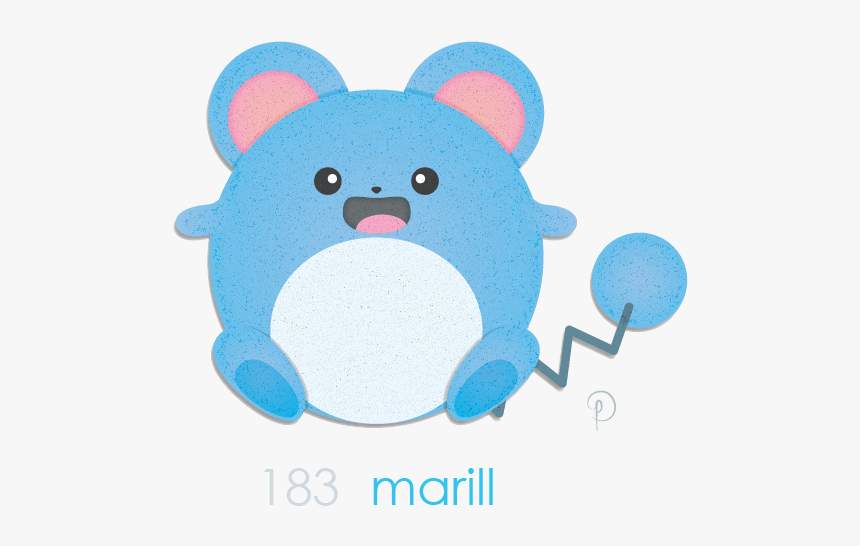 Pikablu- I Mean Marill 
haha, So Way Way Back Before - Stuffed Toy, HD Png Download, Free Download