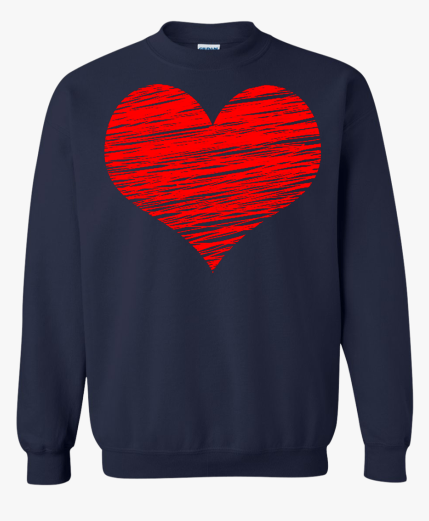 Valentines Day Shirt Red Glitter Heart T-shirt - T-shirt, HD Png Download, Free Download