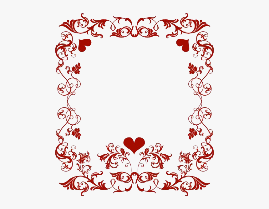 Valentines Day Border - Borders Valentine Day Transparent, HD Png Download, Free Download