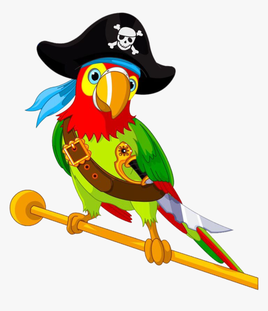 Pirate Parrot Transparent Background Pirate Parrot Clipart Hd Png