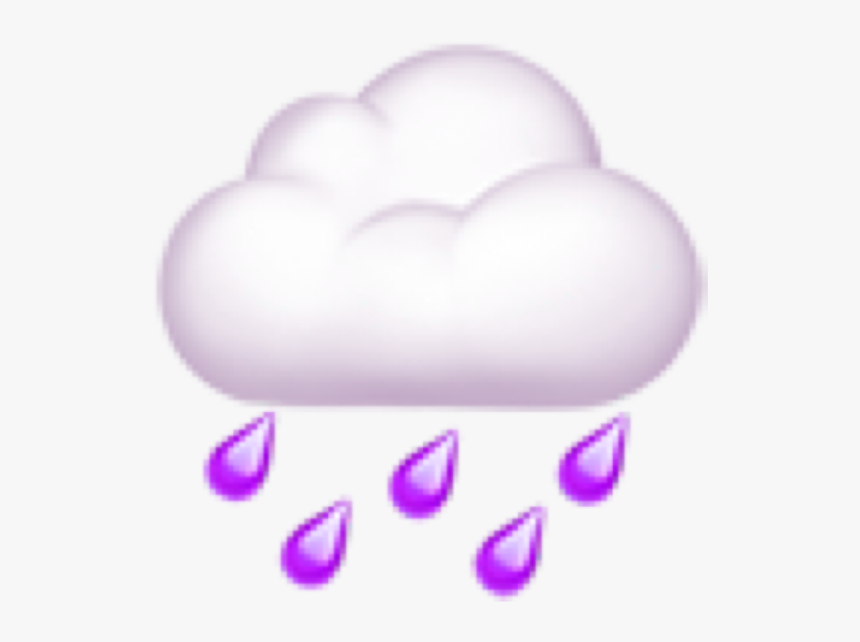 Emoji Iphoneemoji Clouds Cloud Cloudemoji Rain Freetoed - Darkness, HD Png Download, Free Download