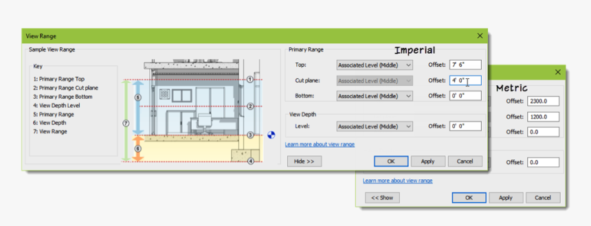 Revit View Range, HD Png Download, Free Download