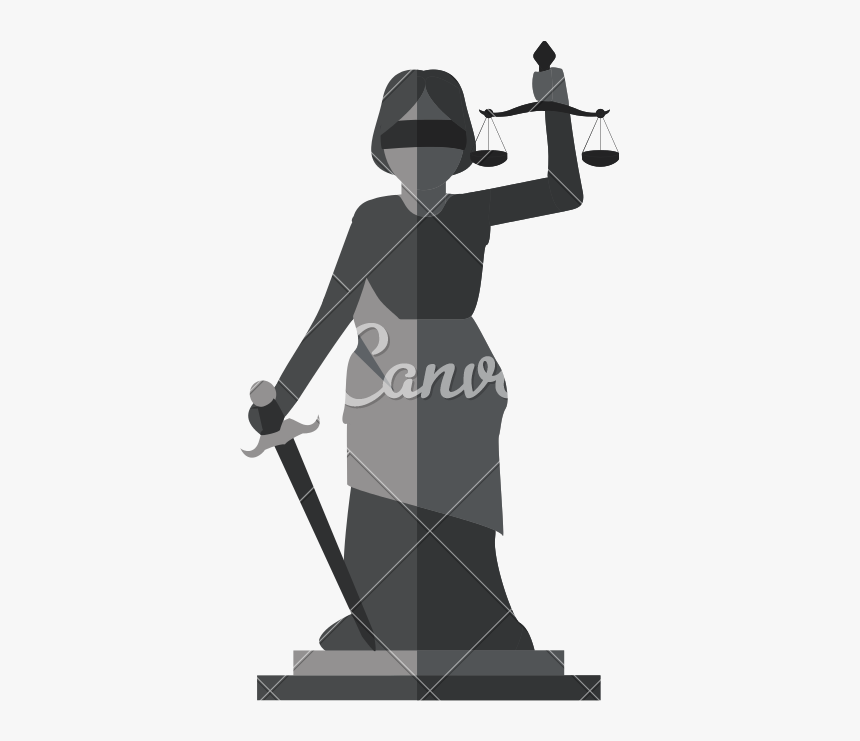 Lady Justice Vector - Blind Justice Icon, HD Png Download, Free Download