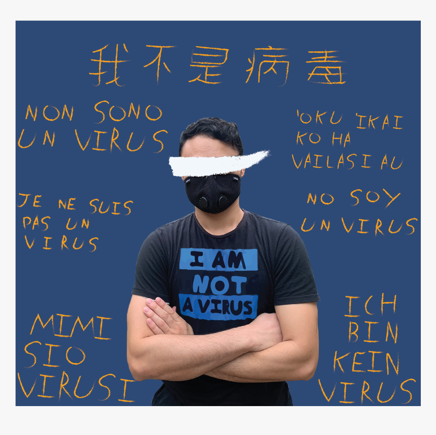 A Student Wearing A Mask With His Eyes Covered Wears - Poster, HD Png Download, Free Download