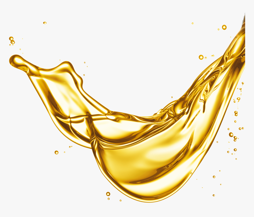 Oil Gold Car Lubrication Splash Motor Lubricant Clipart - Gold Drops Splash, HD Png Download, Free Download