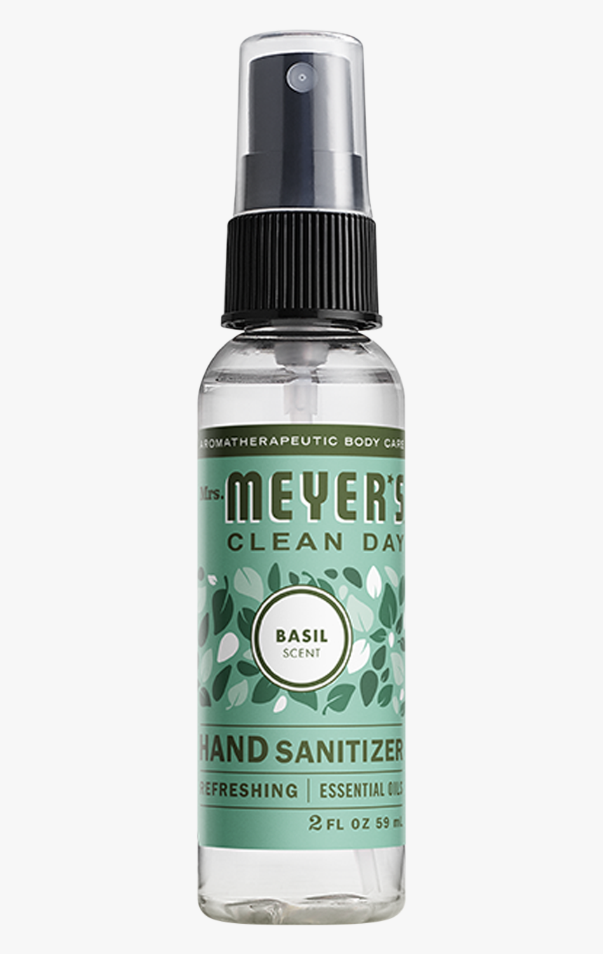 Mrs Meyers Basil Hand Sanitizer - Mrs Meyer's Hand Sanitizer, HD Png Download, Free Download