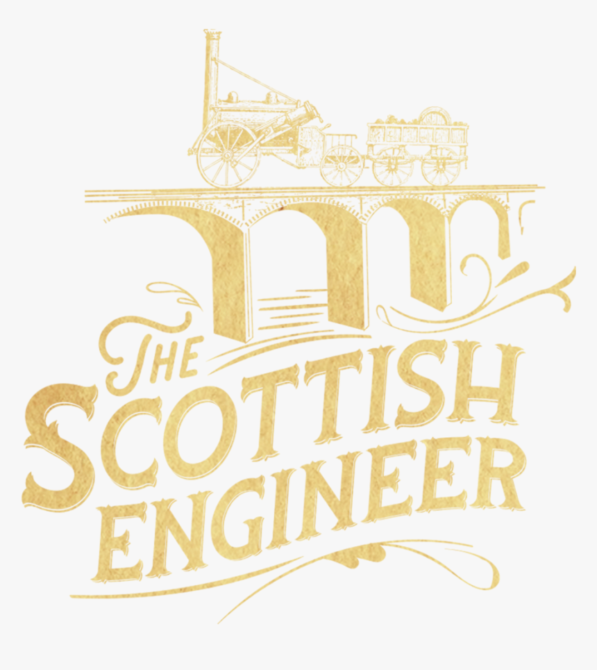 The Scottish Engineer Edinburgh Logo Vinatage - Illustration, HD Png Download, Free Download