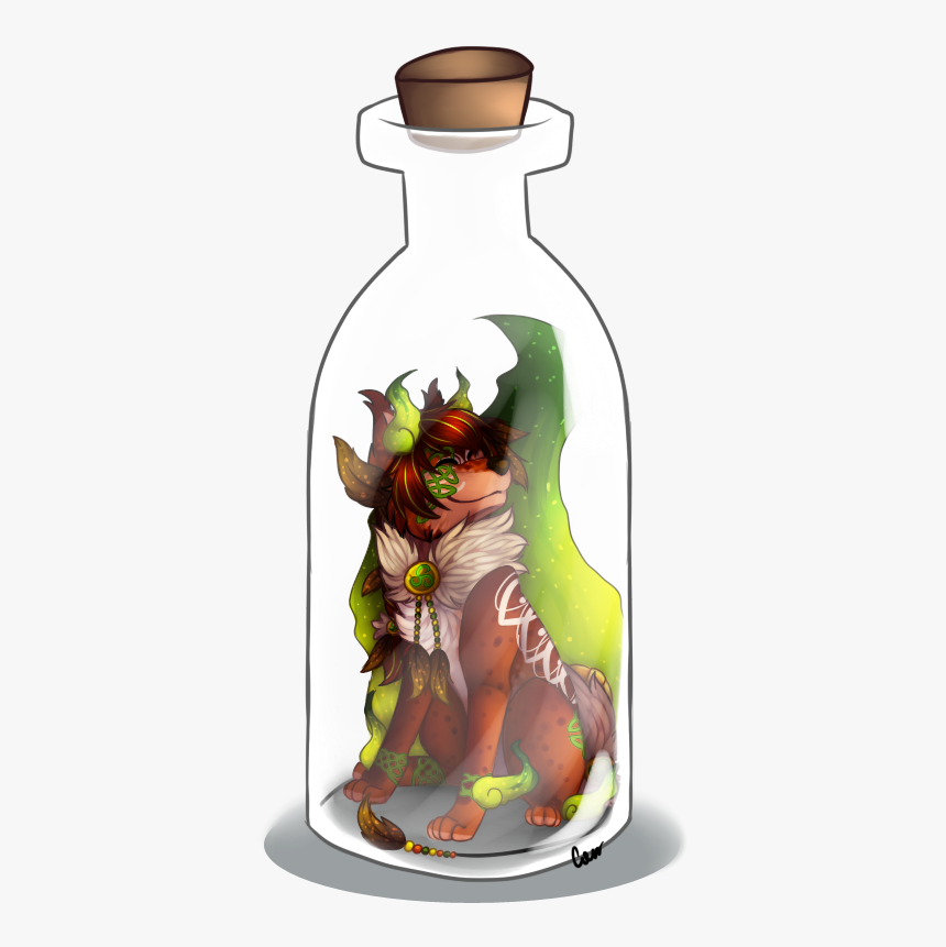 [ych] Message In A Bottle - Water Bottle, HD Png Download, Free Download