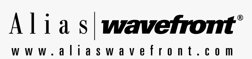 Alias Wavefront Logo Black And White - Alias Wavefront, HD Png Download, Free Download