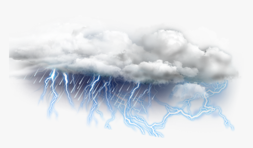 #ftestickers #sky #clouds #thunderstorm #lightning - Lightning, HD Png Download, Free Download