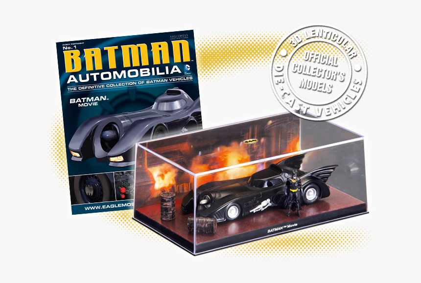 Eaglemoss Batman Automobilia - Eaglemoss Batmobile Batman Movie, HD Png Download, Free Download