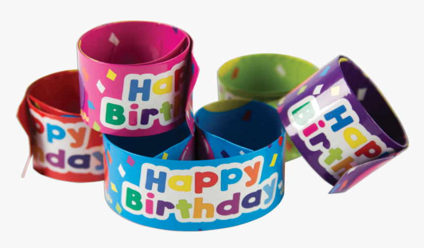 Happy Birthday Balloons Slap Bracelets Alternate Image - Teacher Created Resources Happy Birthday Balloons Slap, HD Png Download, Free Download