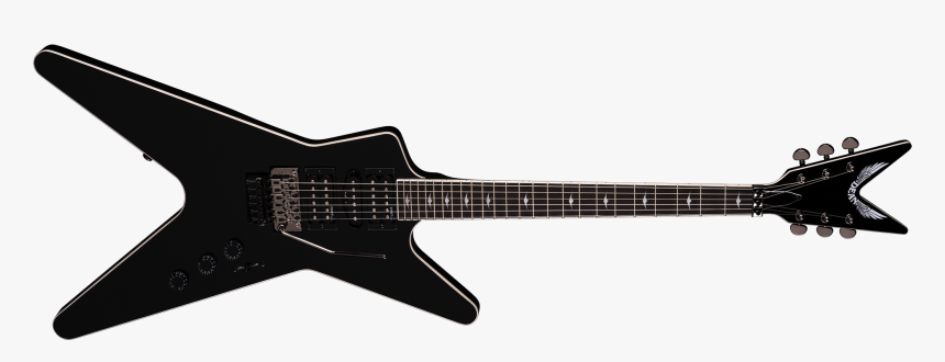 Black Electric Guitars - 8 String Dean Ml, HD Png Download, Free Download