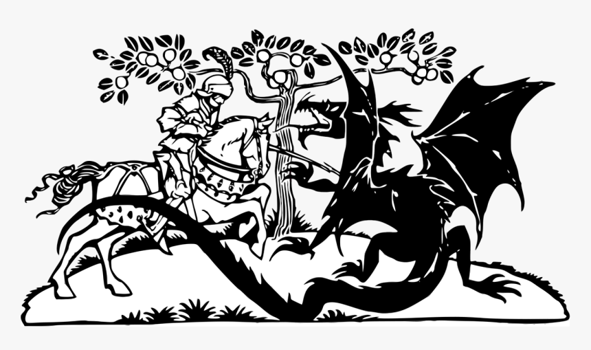 Clip Art St George And The Dragon, HD Png Download, Free Download