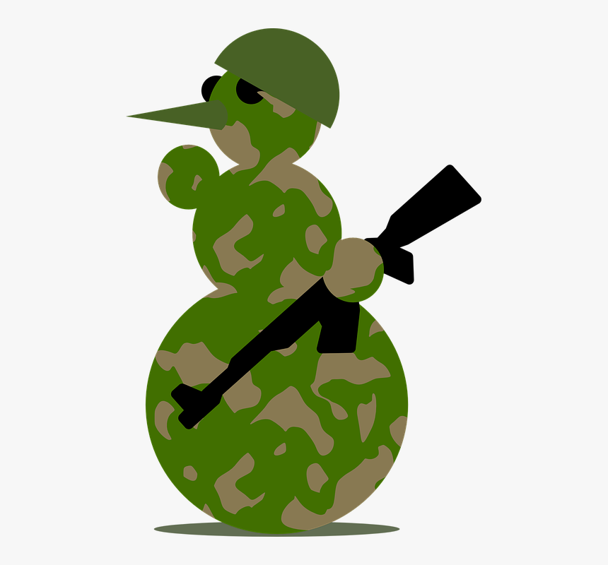 Military Santa Cliparts - Army Santa Clipart, HD Png Download, Free Download