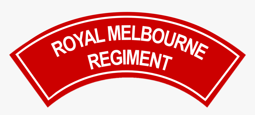 Royal Melbourne Regiment Battledress Flash No Background - Portable Network Graphics, HD Png Download, Free Download