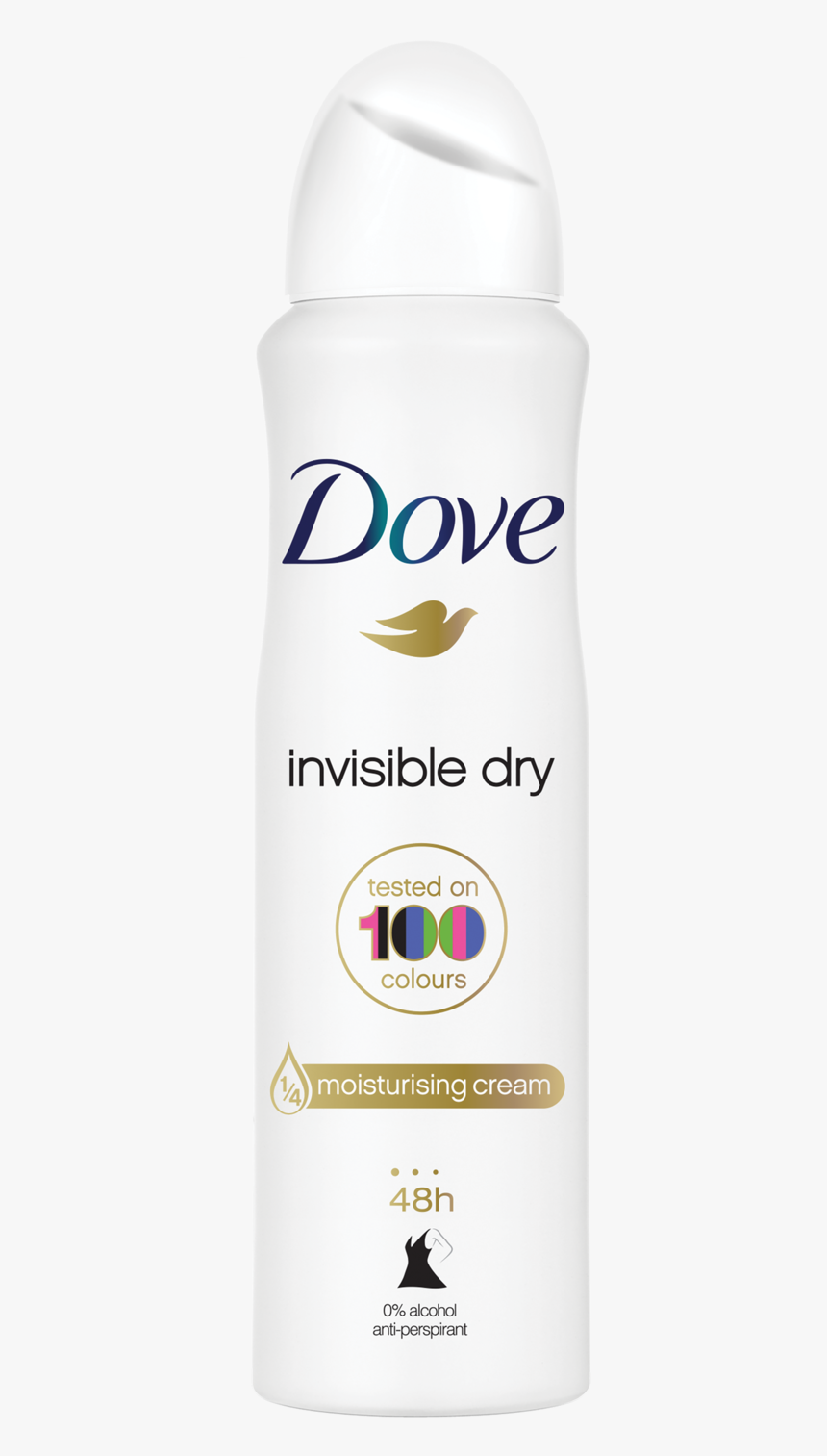 Invisible Dry Antiperspirant Deodorant 150ml - Dove 100 Colours Deodorant, HD Png Download, Free Download