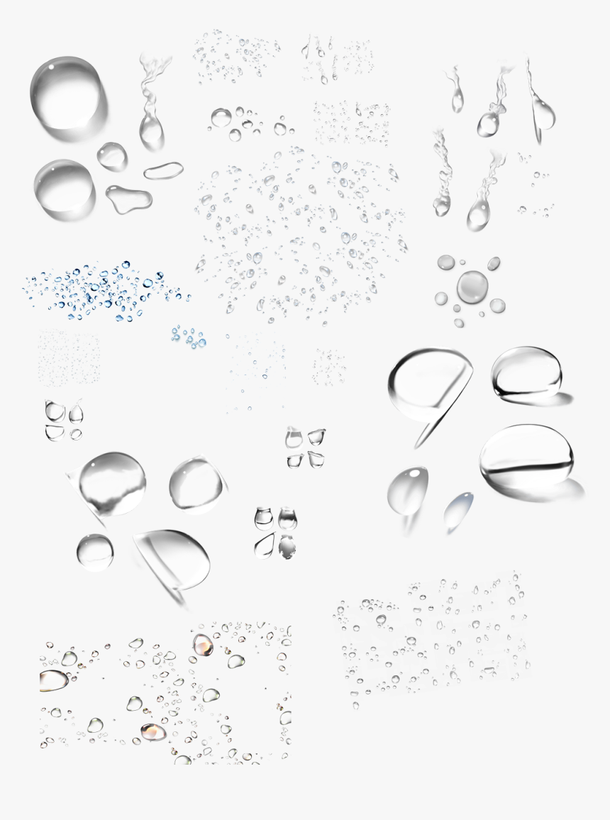 Rain Drops Transparent Free Png - Handwriting, Png Download, Free Download