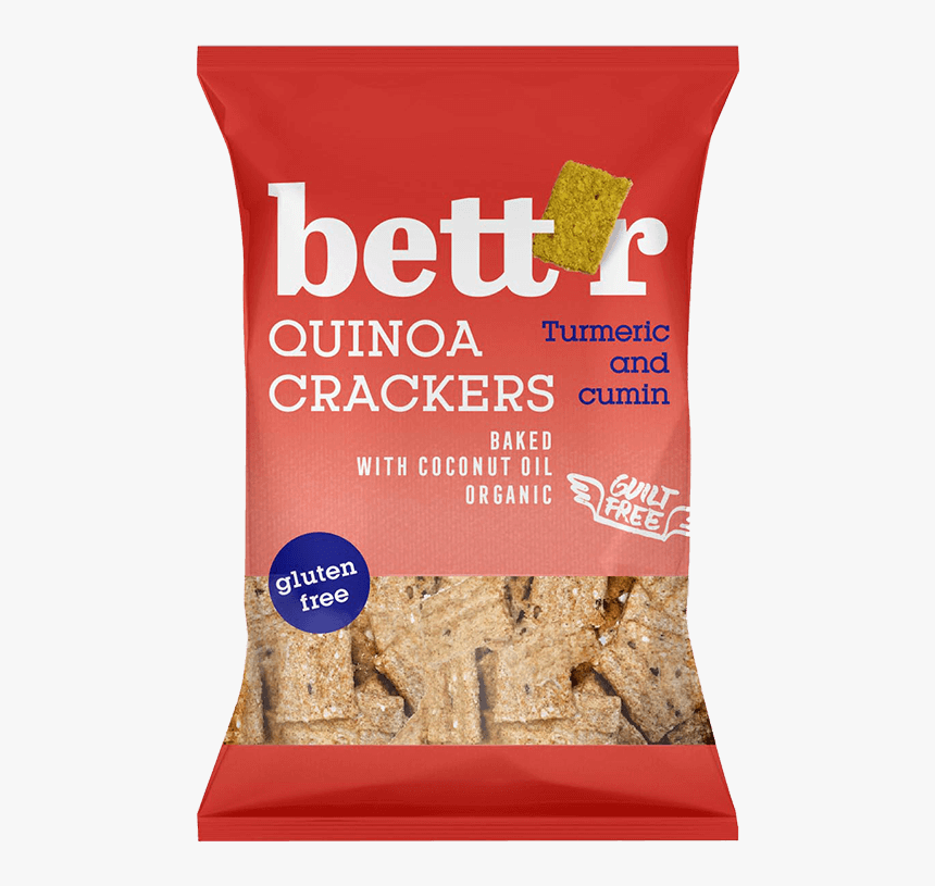 Quinoa Crackers Turmeric & Cumin - Cracker, HD Png Download, Free Download