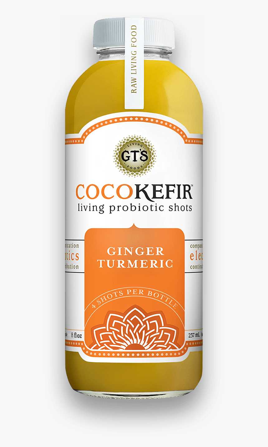 Ginger Turmeric - Gt's Cocokefir, HD Png Download, Free Download