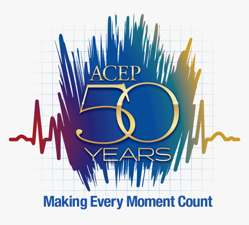 Acep 50 Years , Png Download - Acep 50 Year Logo, Transparent Png, Free Download