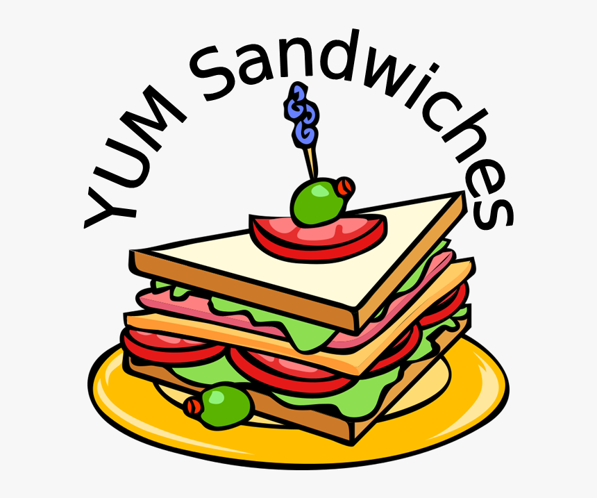 Thick Sandwich Clip Art - Club Sandwich Clipart, HD Png Download, Free Download