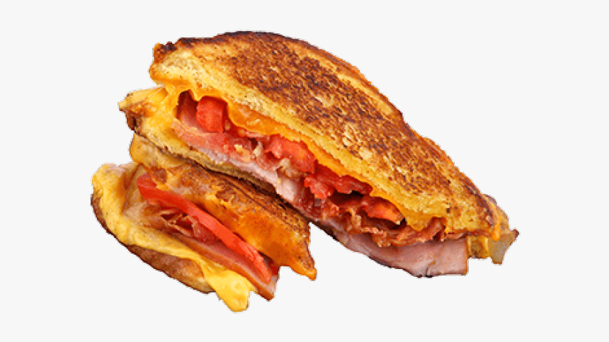 Transparent Grilled Cheese With Bacon, HD Png Download, Free Download