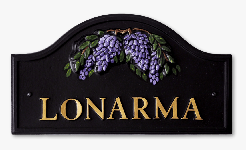 Wisteria House Sign - Label, HD Png Download, Free Download