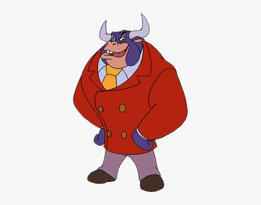 Darkwing Duck Character Taurus Bulba - Cartoon Villain Png, Transparent Png, Free Download