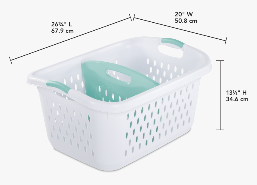 Laundry Basket-divided - Bathtub, HD Png Download, Free Download