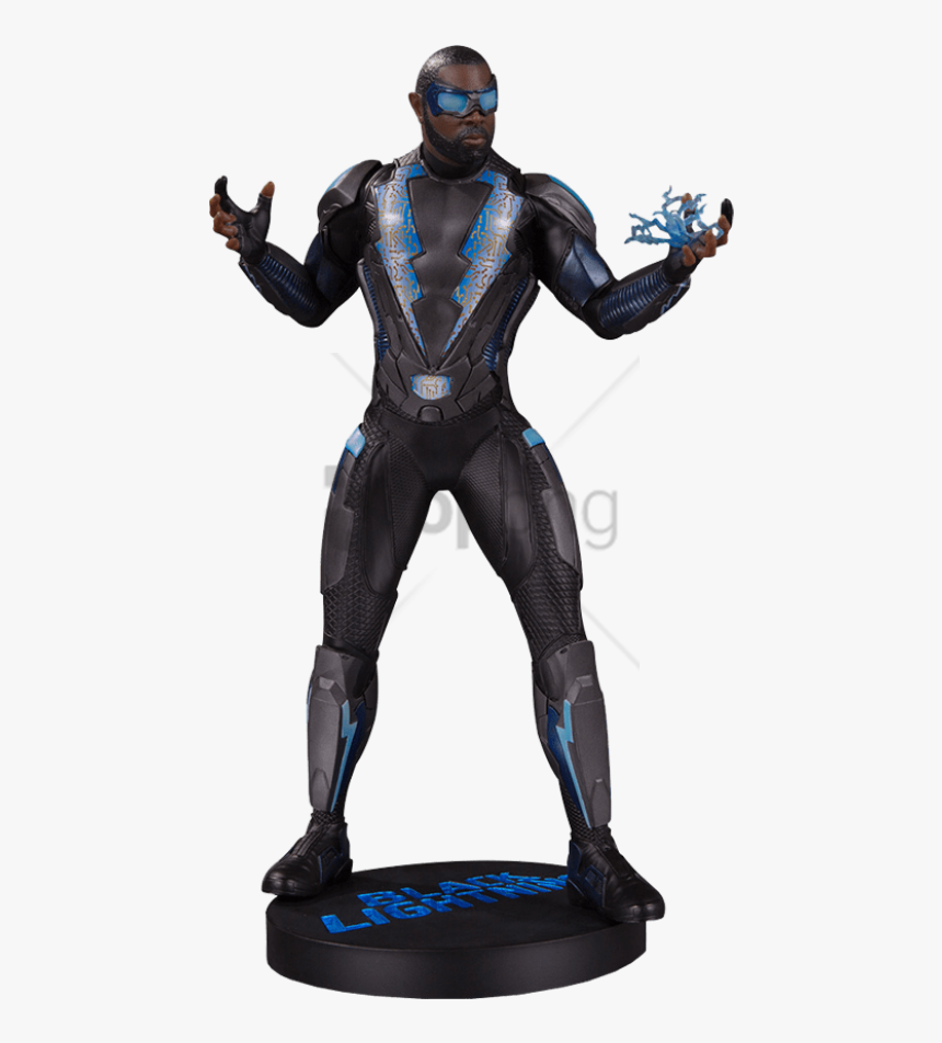 Free Png Download Black Lightning Comics Png Images - Raio Negro Action Figure, Transparent Png, Free Download