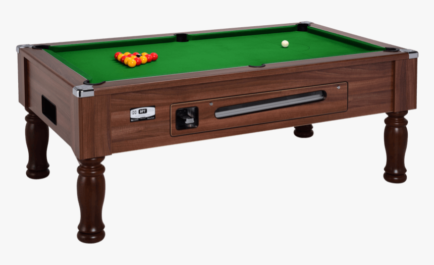 Ascot Coin Operated Pool Table - Billiard Table, HD Png Download, Free Download