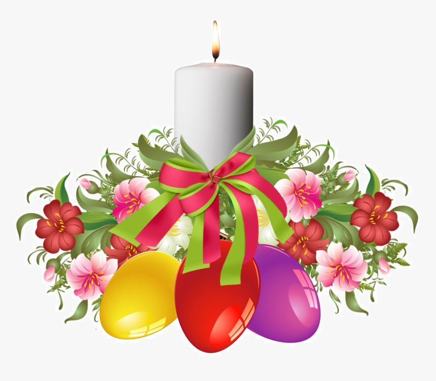 Cut Ornament Day Design Greetings Floral Flowers Clipart - Advent Candle, HD Png Download, Free Download