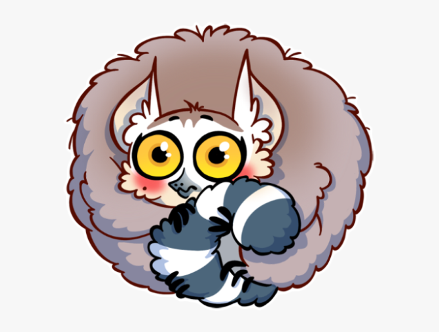 Tailor The Lemur Clipart , Png Download - Стикеры Лемур, Transparent Png, Free Download